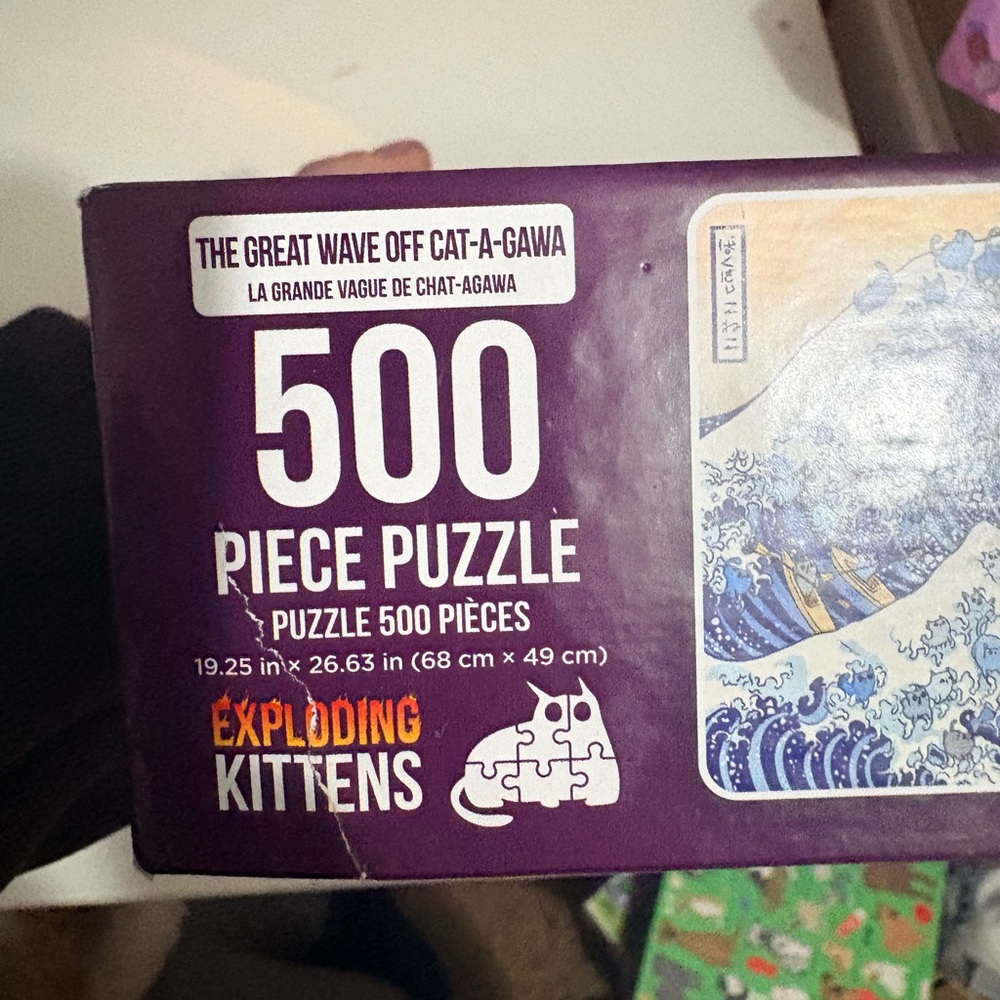 Exploding Kittens 500 Piece Puzzle - Picture 3 of 3